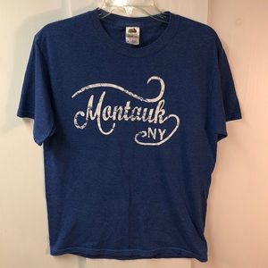 Montauk Fruit of the Loom (M) Short Sleeve Tee Shirt